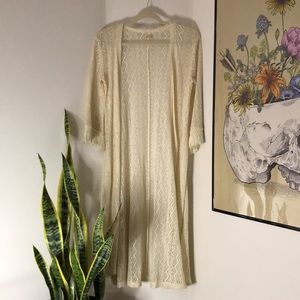 Hollister lace overthrow size S